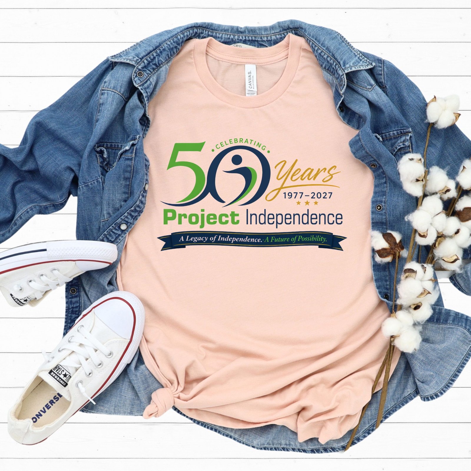 Project Independence 50th Anniversary T-Shirt | Celebrating 50 Years 1977–2027 | Unisex Jersey Tshirt - Image 7