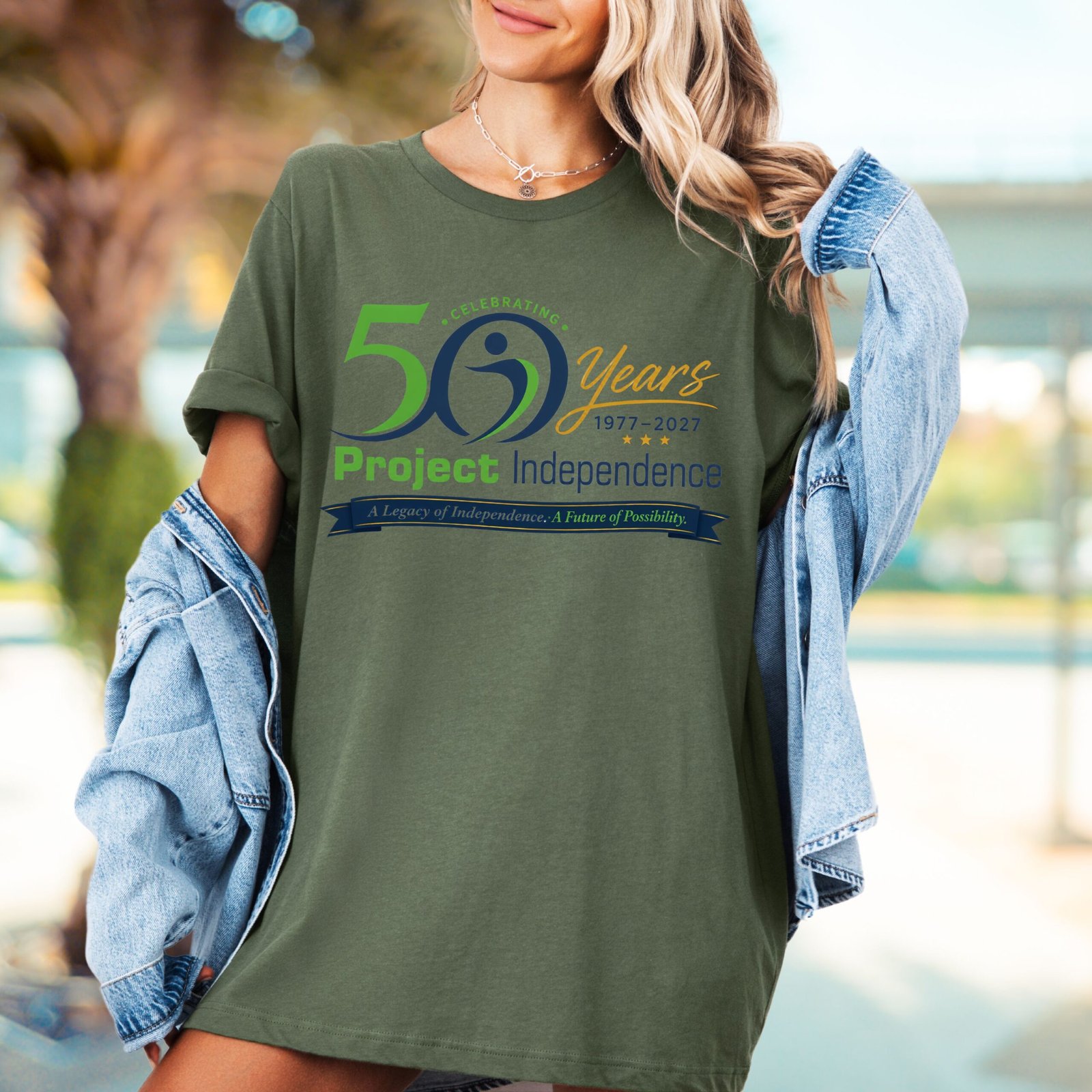 Project Independence 50th Anniversary T-Shirt | Celebrating 50 Years 1977–2027 | Unisex Jersey Tshirt - Image 4